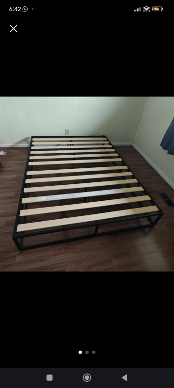 Queen Size Metal Platform Bed Frame