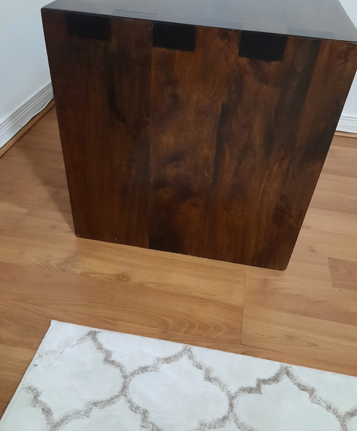 Dark Wood Side Table - photo 3