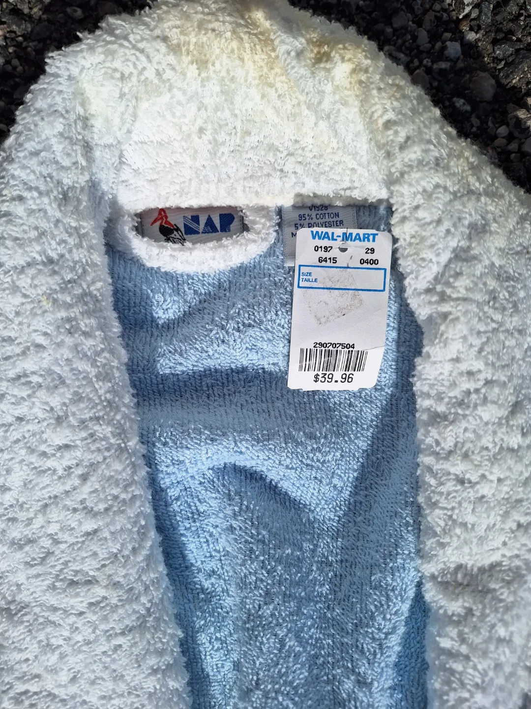 Baby Blue Terry Cloth Bathrobe 💚 (Kit Cat Club rescue) image indicator(2)