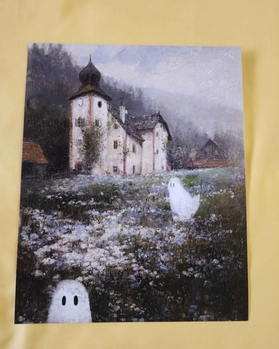 Set of three spooky landscape prints - will include one frame image indicator(2)