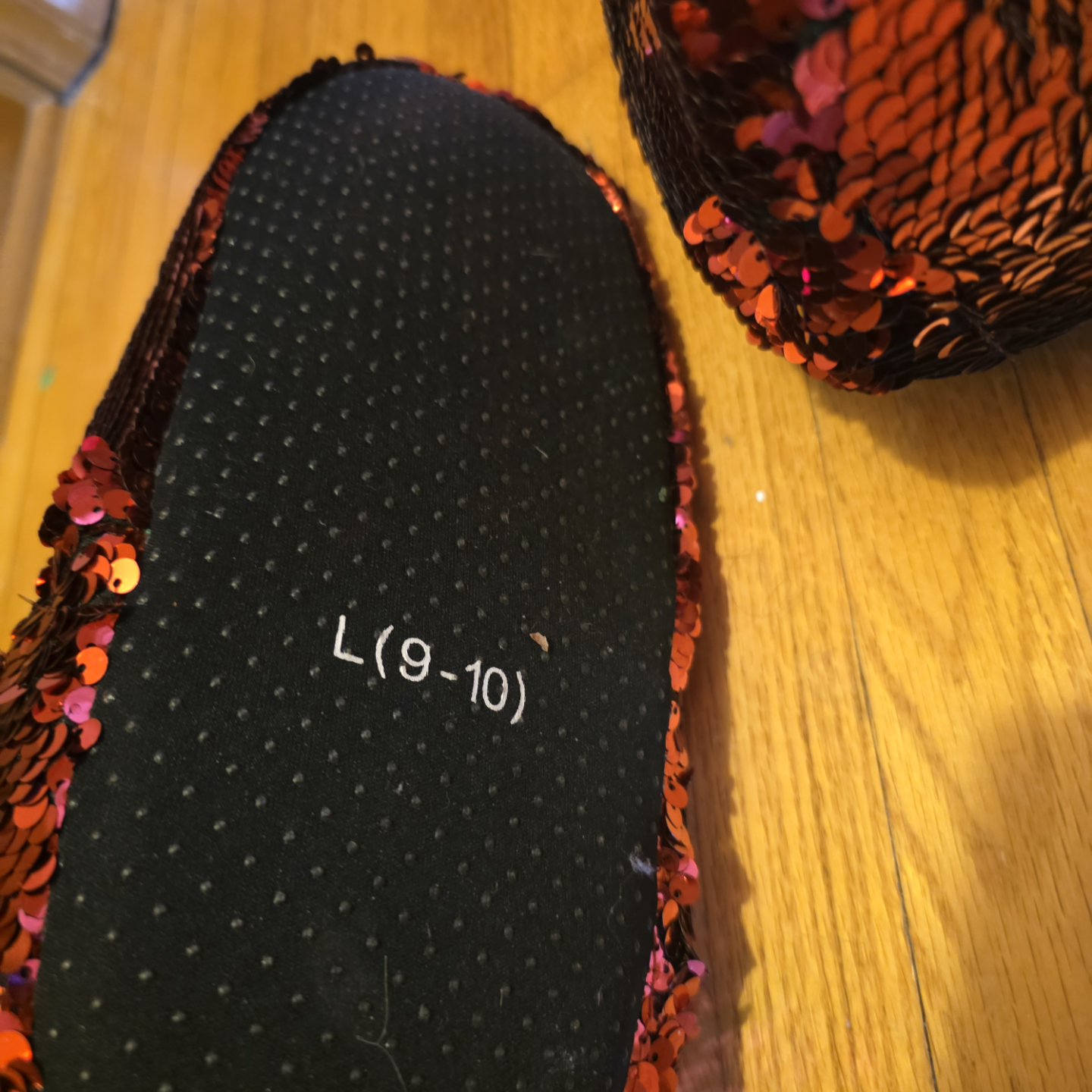 Sequin Elf Slippers Size L (9-10) - photo 2