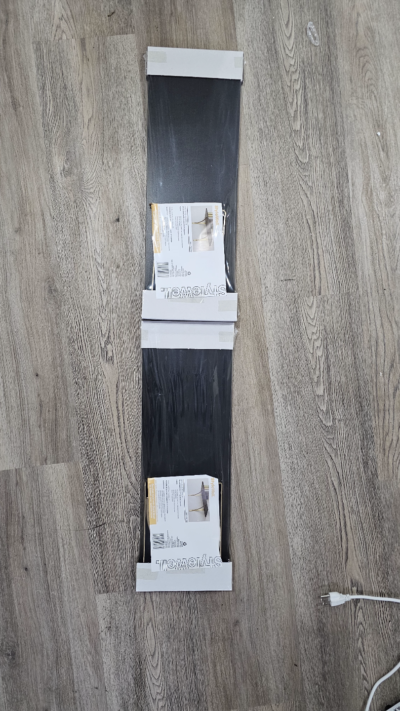 Two StyleWell Floating Shelves - Black