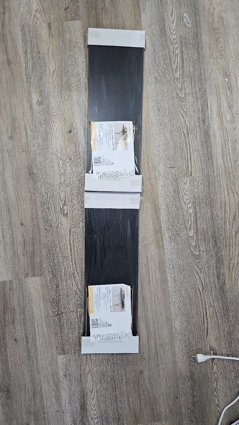 Two StyleWell Floating Shelves - Black thumbnail