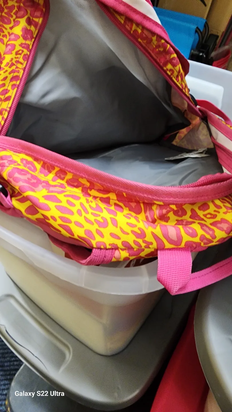 High Sierra Pink and Yellow Leopard Print Backpack image indicator(3)