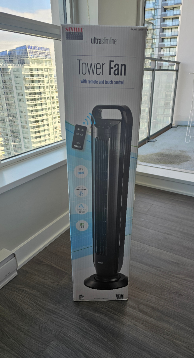 Seville Classics UltraSlimline Tower Fan - photo 2