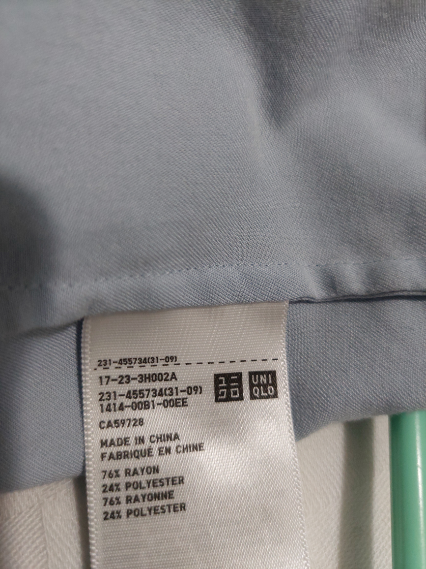 UNIQLO Women's Light Blue Long Sleeve Button-Down Shirt 💚 - photo 4
