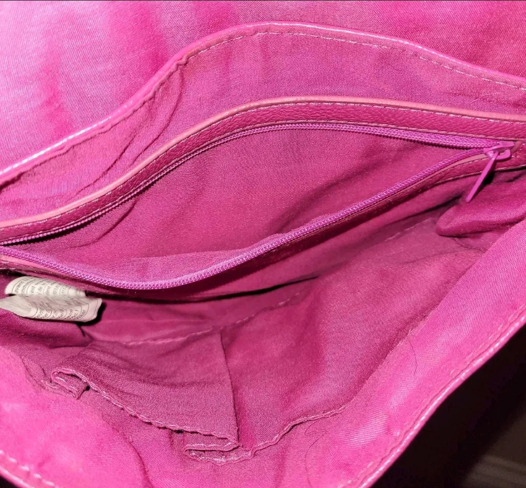 Hot Pink Crossbody and clutch image indicator(2)