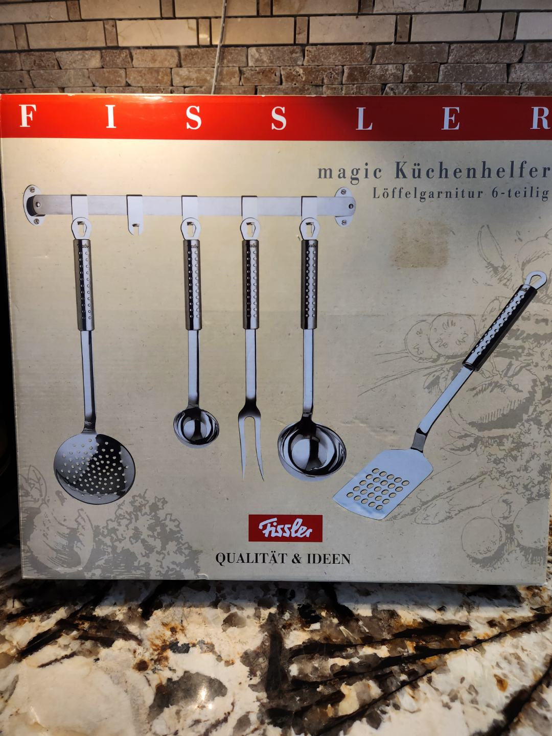 Fissler Magic Kitchen Helper 6-Piece Utensil Set - New in Box - photo 3