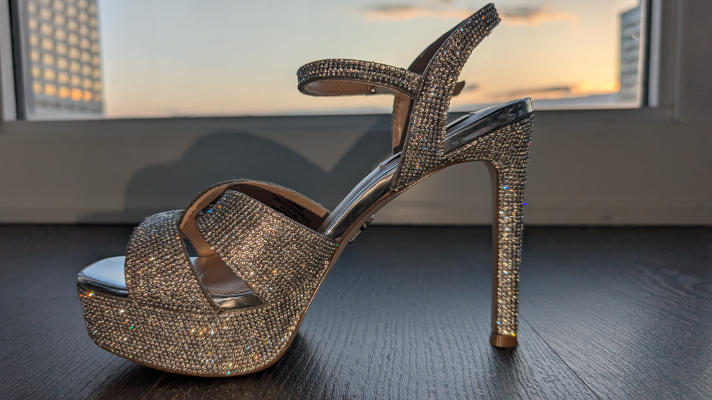 MUST GO Steve Madden Rhinestone Platform Heels