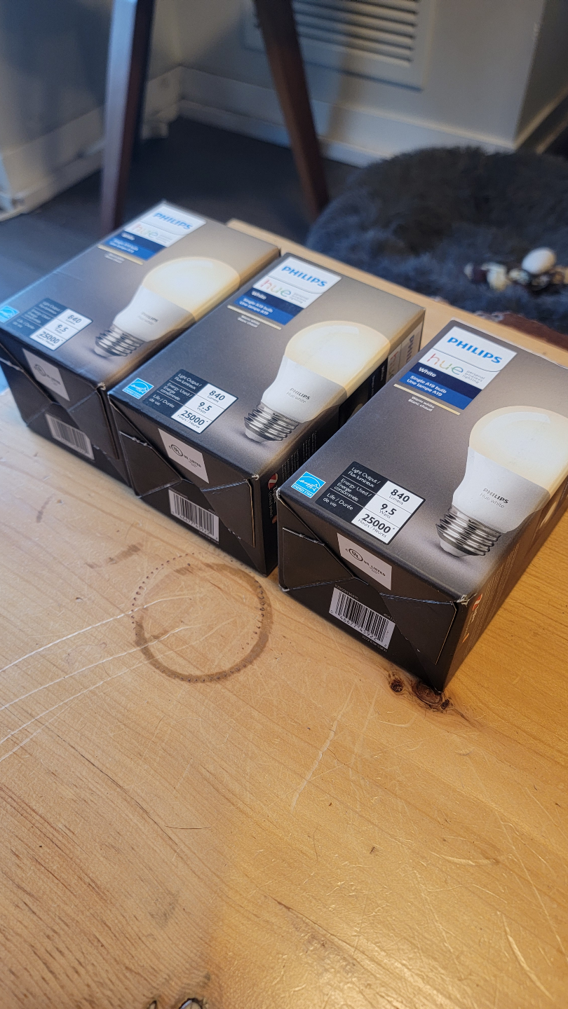 Philips Hue White LED Light Bulbs