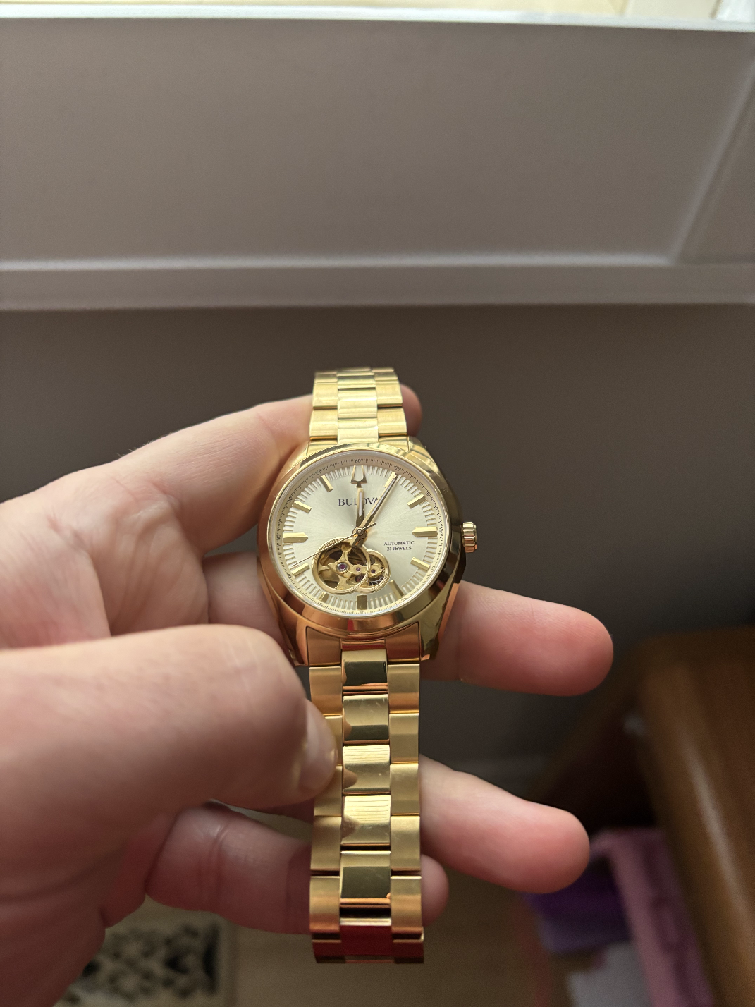 Bulova Automatic 21 Jewels Gold Watch