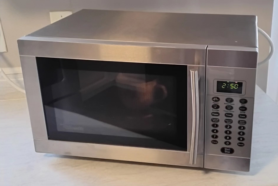 Silhouette Stainless Steel Microwave - photo 5
