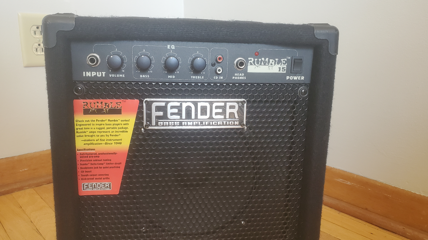 Fender Rumble 15 Bass Amp - photo 2