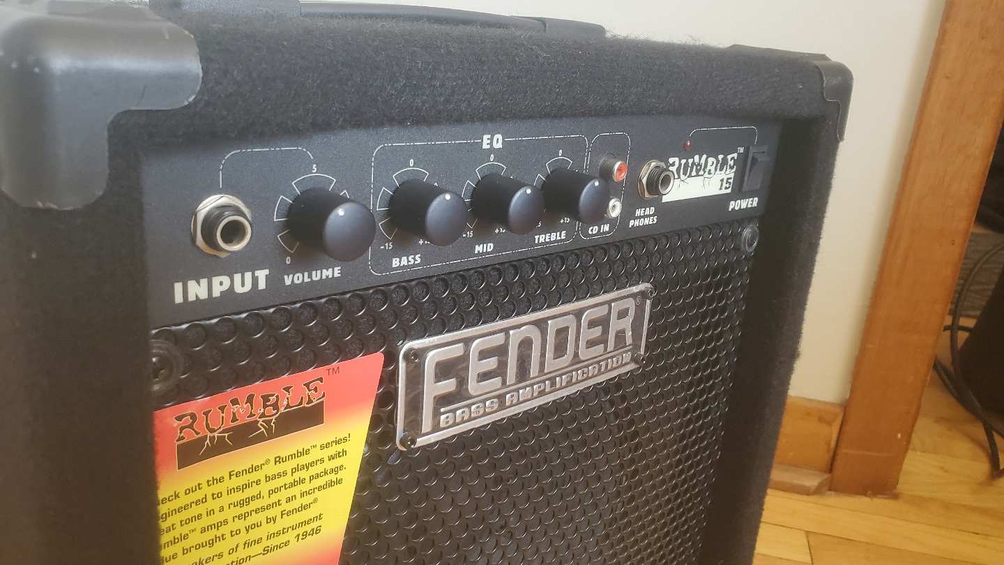 Fender Rumble 15 Bass Amp - photo 3
