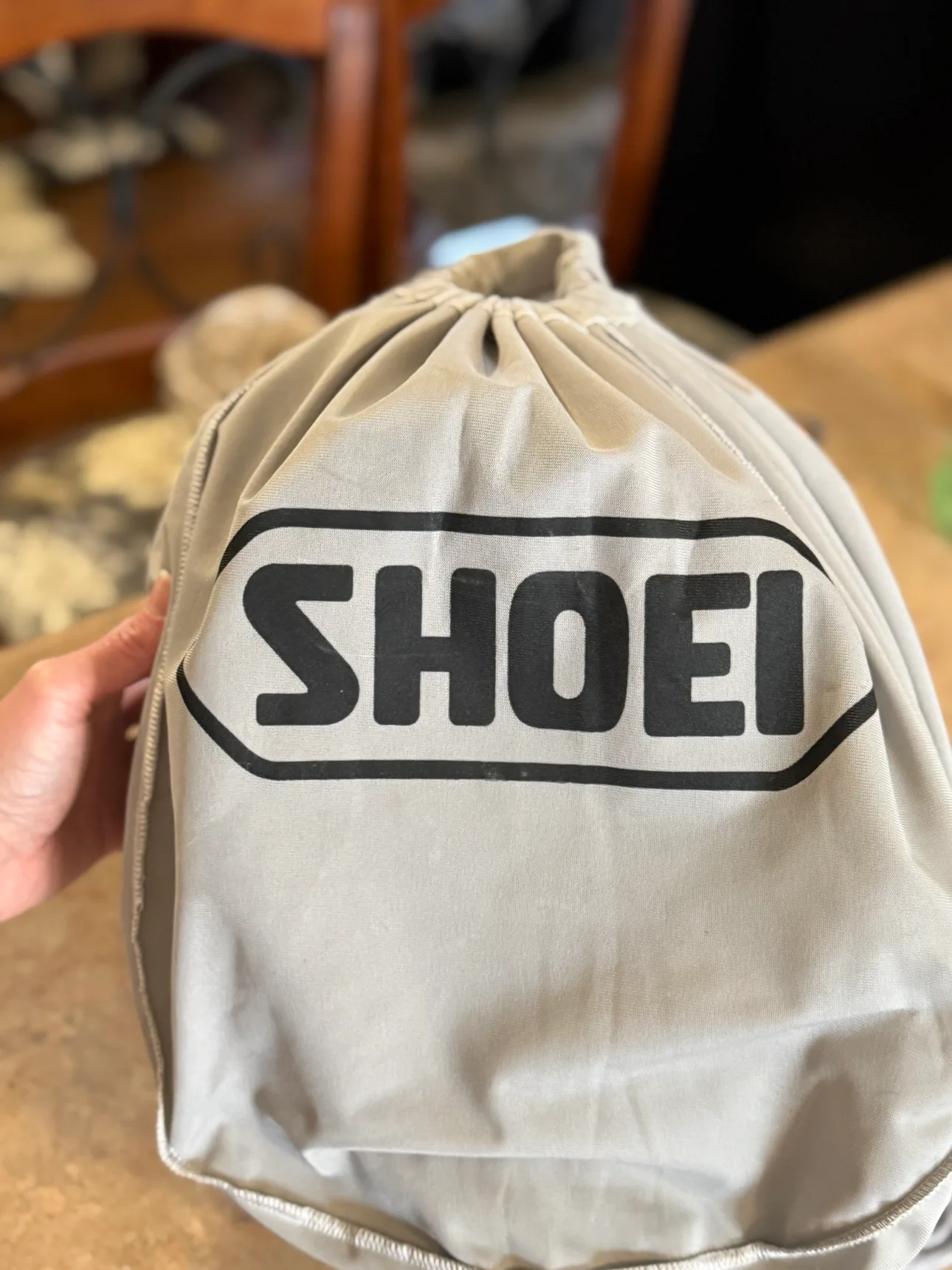 Shoei Blue and White XS Motorcycle Helmet image indicator(7)