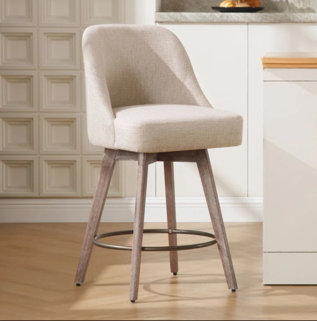 new Swivel Counter Height Bar Stools (Set of 2) - photo 2