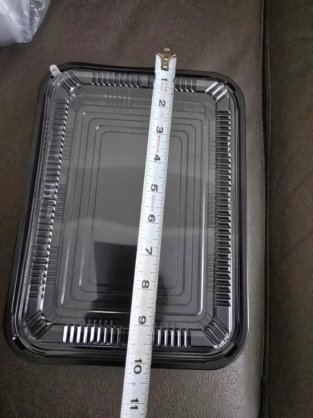 Black Plastic Food Containers with Lids (Pack of 50) image indicator(8)