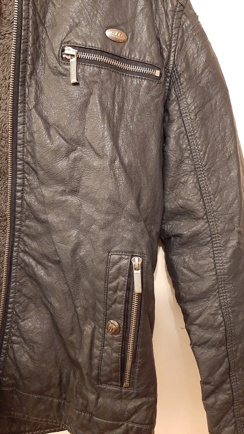 Men's Black Jacket with Hood image indicator(2)