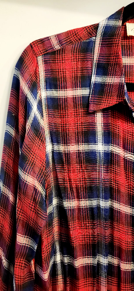 Women's Plaid Button-Down Shirt - photo 4