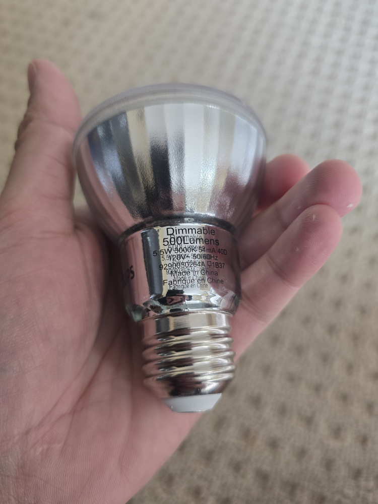 Philips Dimmable 500 Lumen LED Light Bulb - photo 2