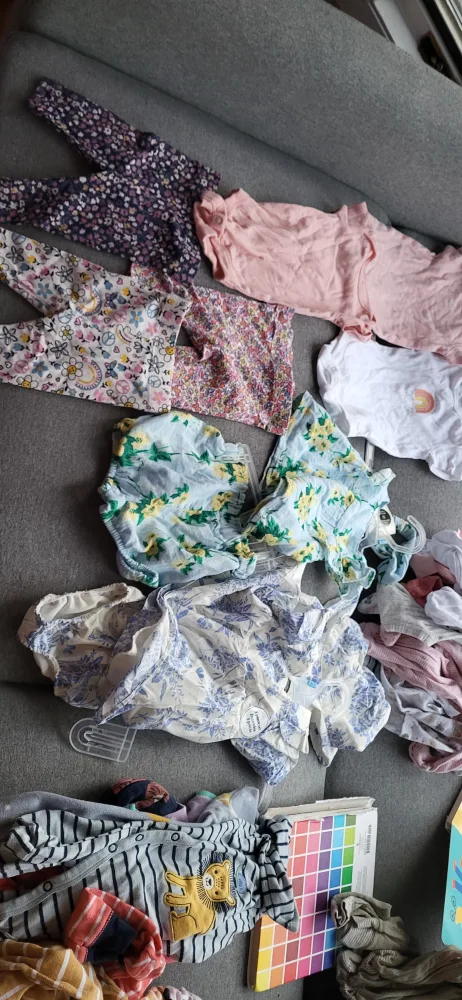 Baby Girl Clothes Bundle -0-3 Months 💚 thumbnail