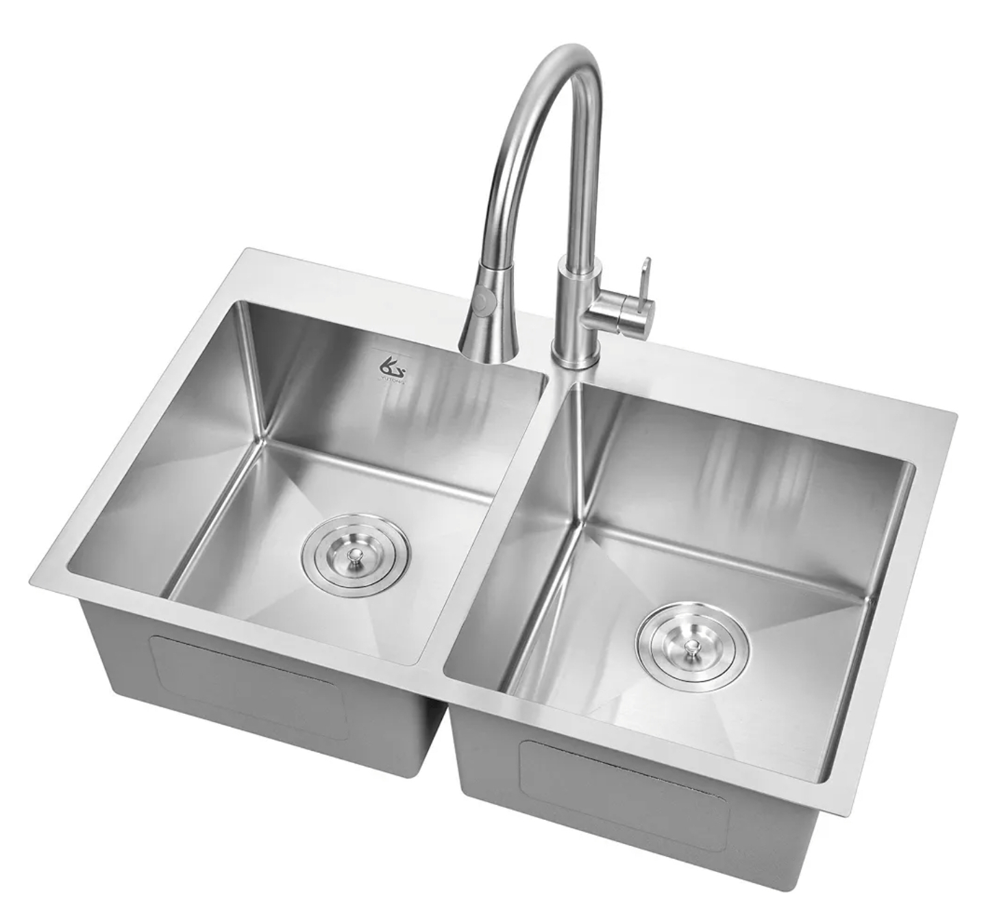 Yutong 31" Double Bowl Stainless Steel Kitchen Sink