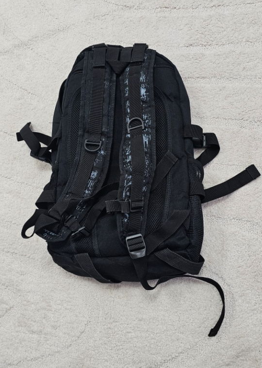 Black and Blue Camouflage Backpack - photo 3