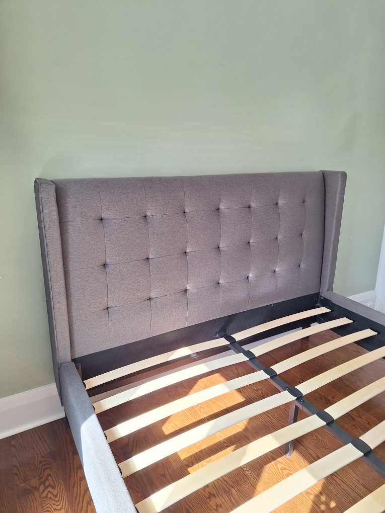 Structube DAWSON Queen Size Bed Size Upholstered Bed Frame - photo 3