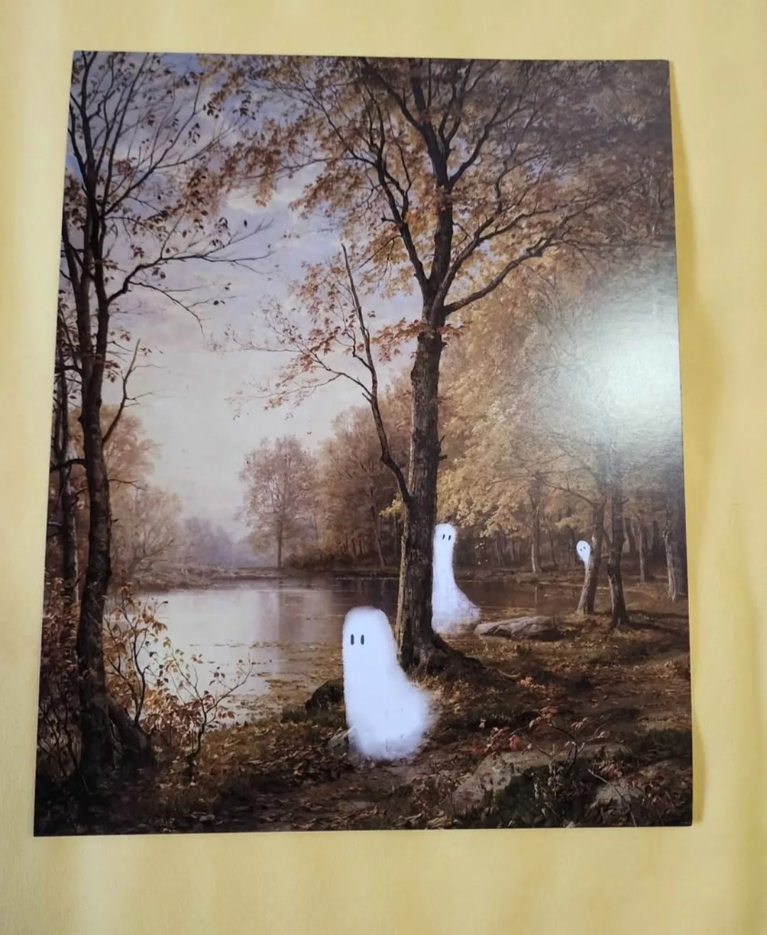 Set of three spooky landscape prints - will include one frame image indicator(3)