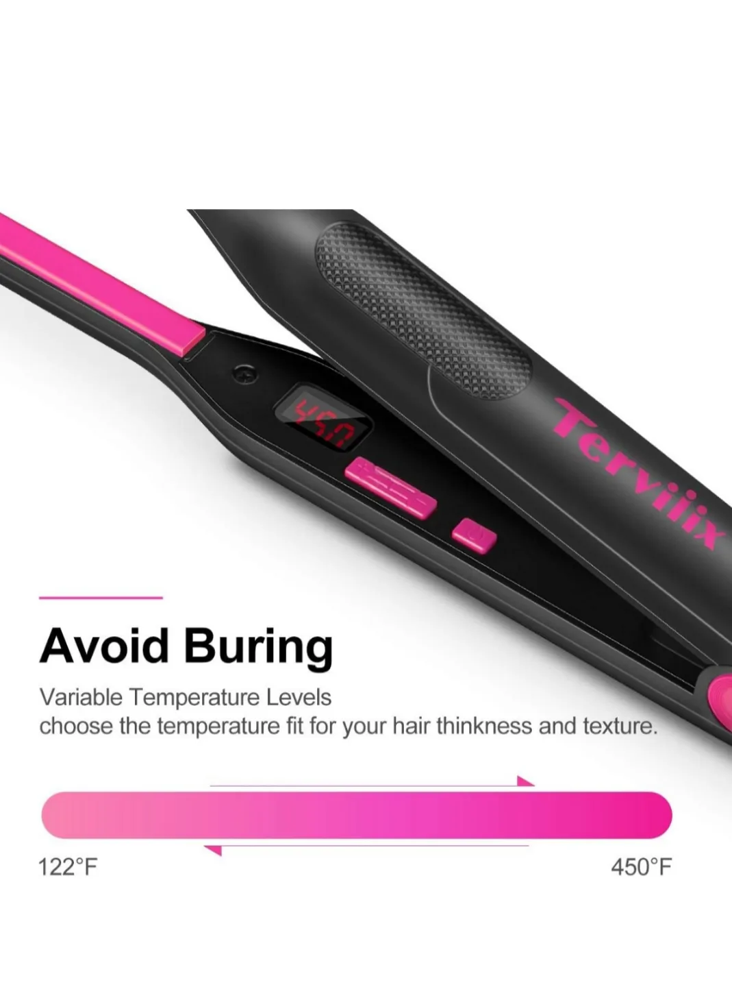 Terivilix 3/10 inch Pencil Flat Iron - New in Box image indicator(7)