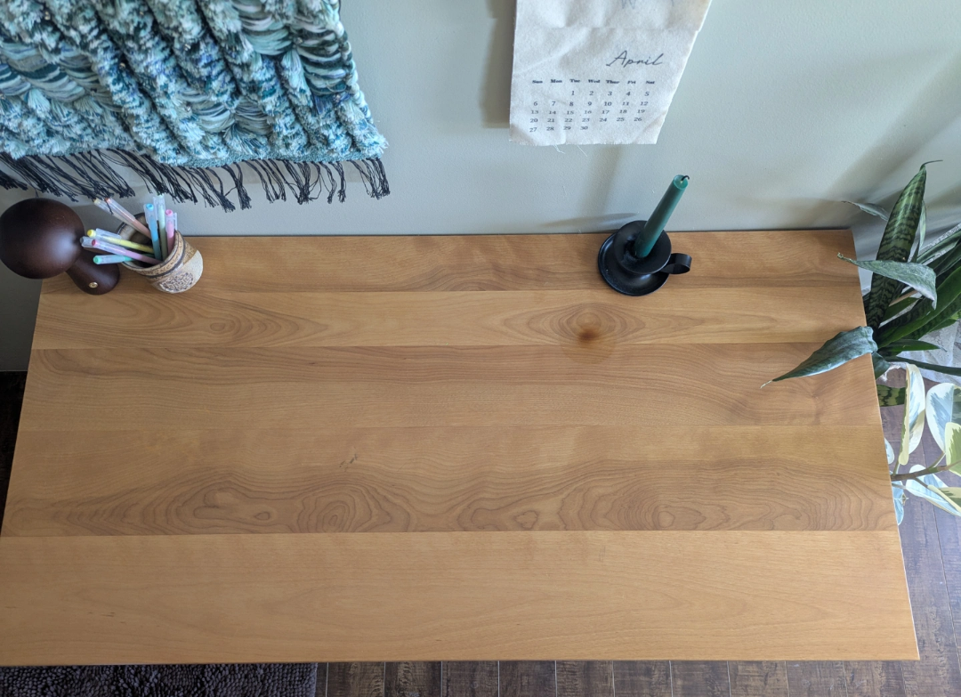 Solid Wood Desk with Drawers - photo 5