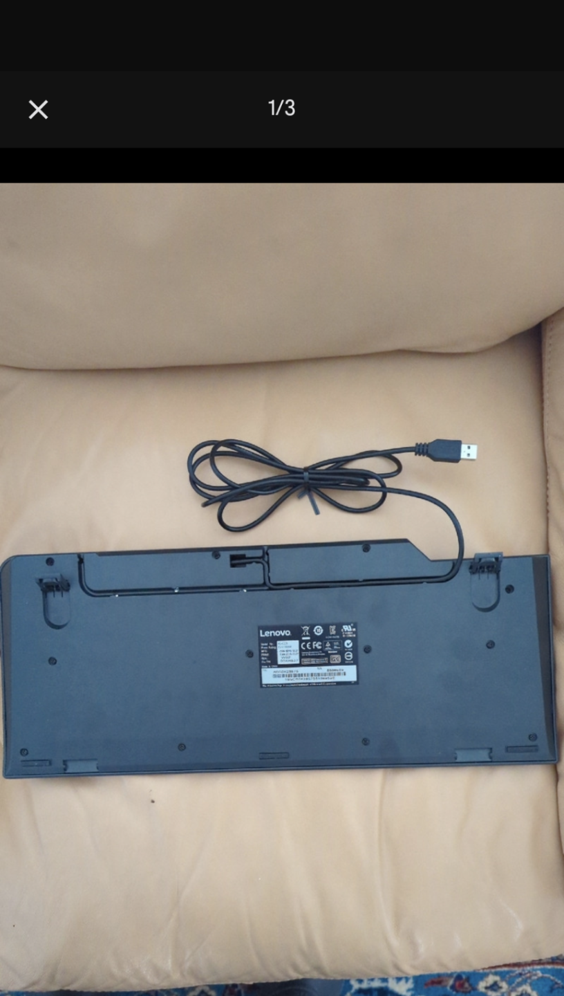 Lenovo USB Wired Keyboard - photo 2