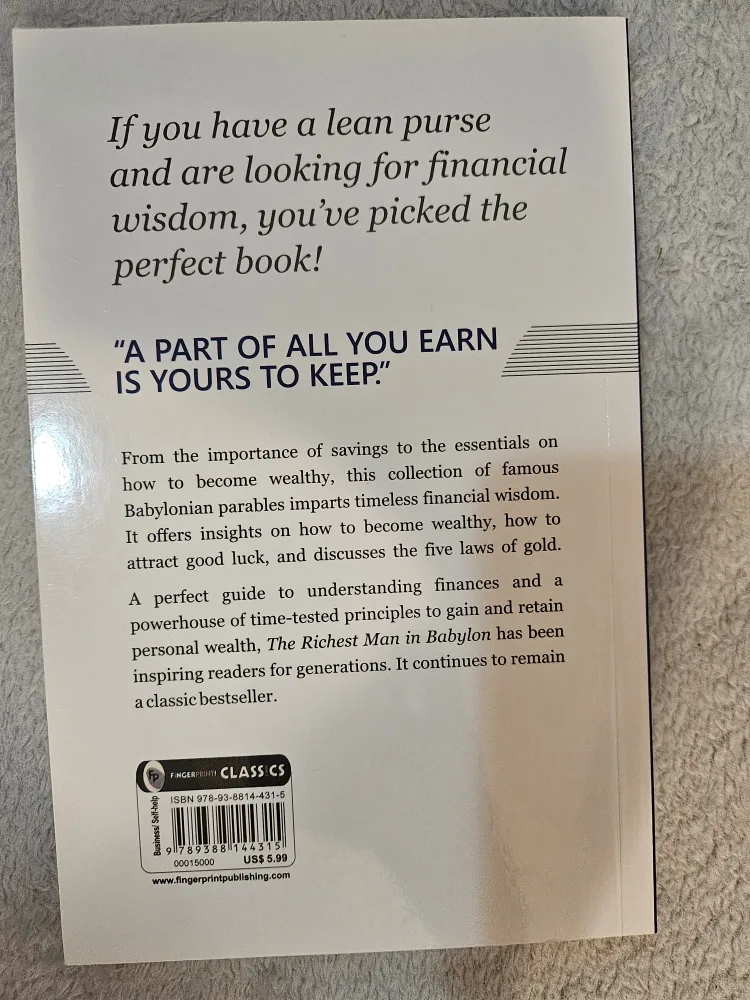 The Richest Man in Babylon by George S. Clason image indicator(2)