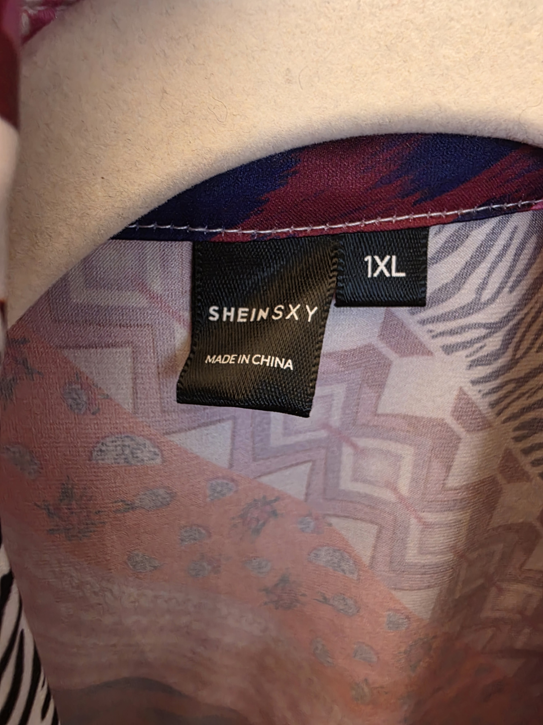 💚SHEIN SXY 1XL Multicoloured Patterned Mini Dress - photo 2
