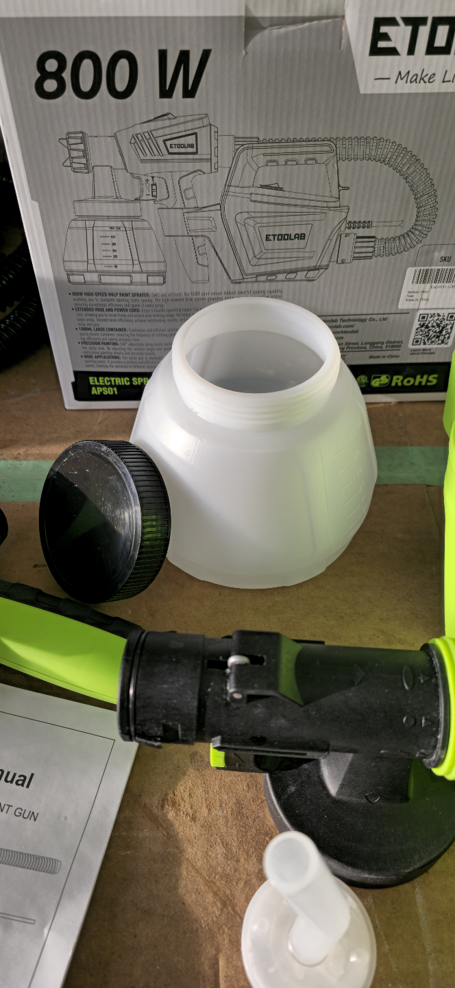 ETOOLAB 800W Electric Spray Paint Gun AP501 - photo 5