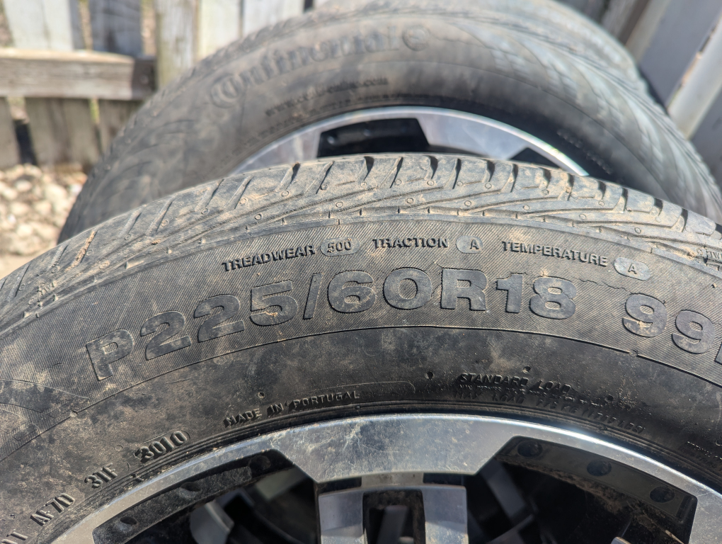 Used 18" Vision Wheel rims with tires - photo 2