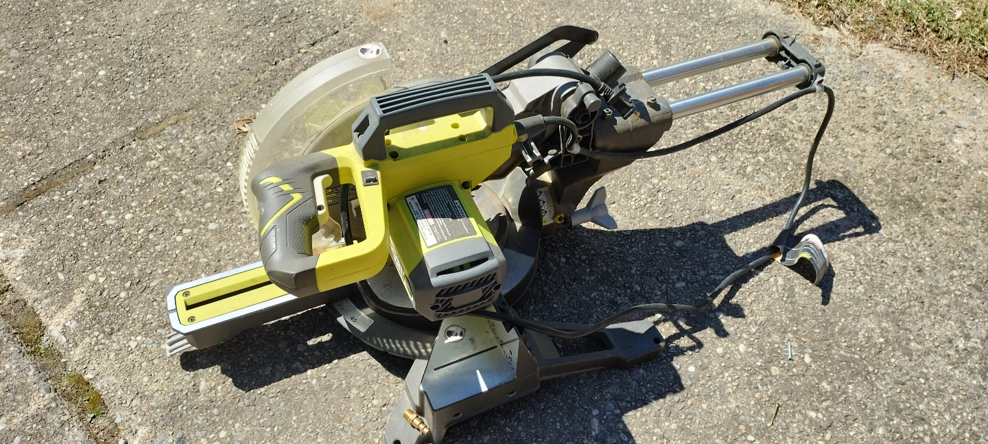 RYOBI 10-Inch Sliding Compound Miter Saw - photo 2