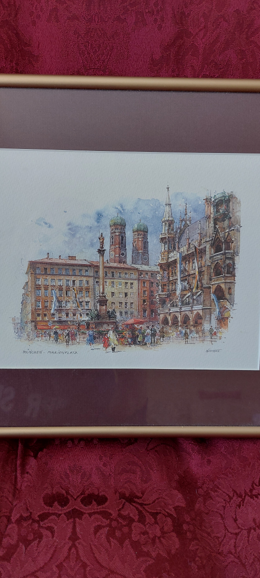 Framed Print of Marienplatz in Munich, Germany - photo 2