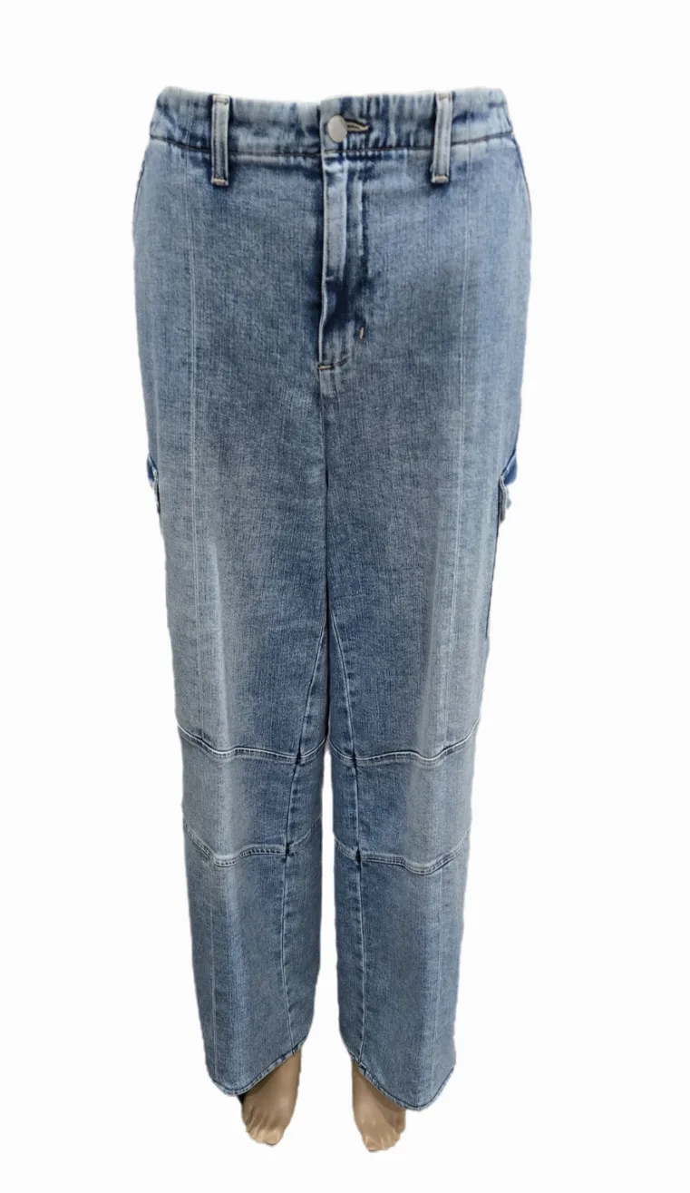 Women's L'agence Brooklyn High Rise Utility Wide Leg Size 30 image indicator(6)