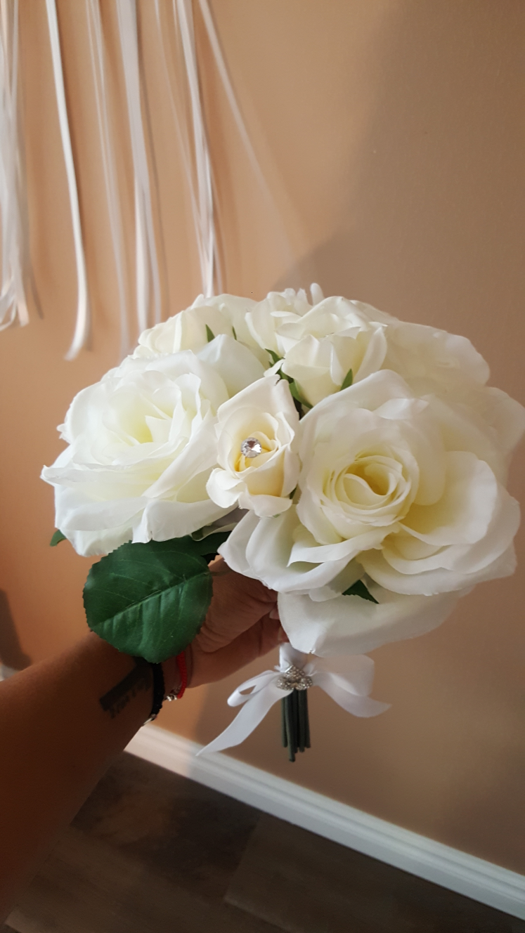 Beautiful Artificial Bridal Bouquet $30 each