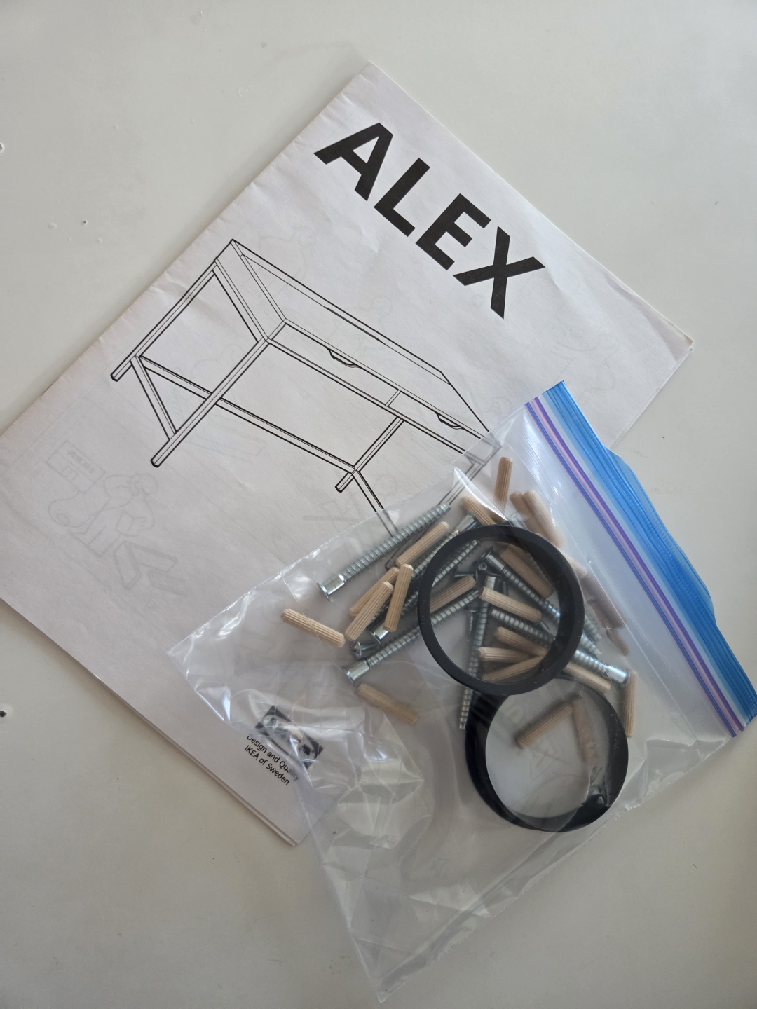 IKEA ALEX Desk - Black-Brown - photo 5