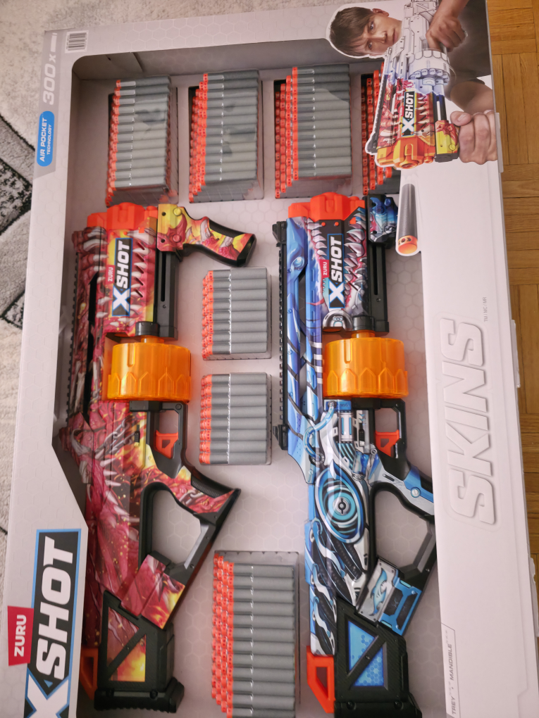 Zuru X-Shot Skins 2-Pack Blaster with 300 Darts