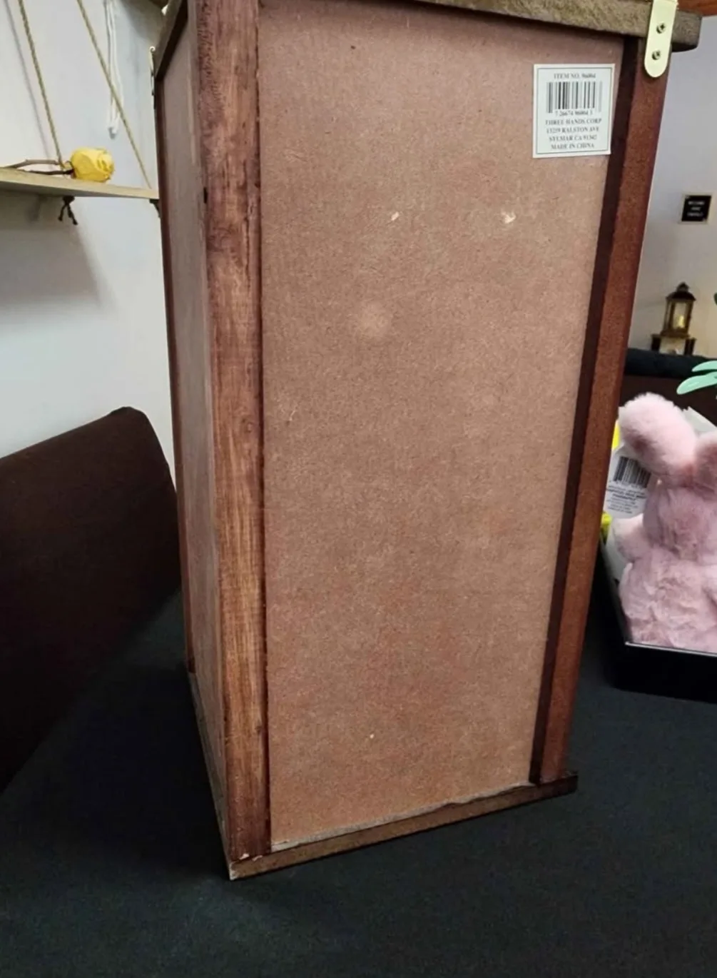 Vintage corner curio cabinet display case image indicator(5)