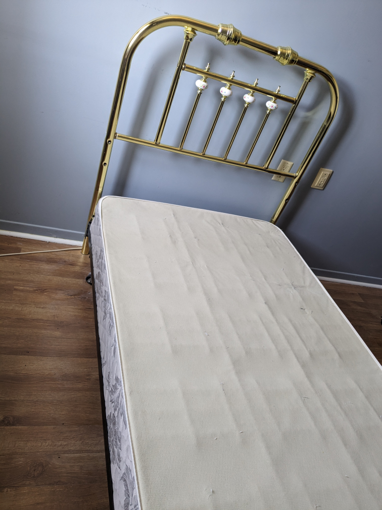 Brass Headboard Twin Bed Frame