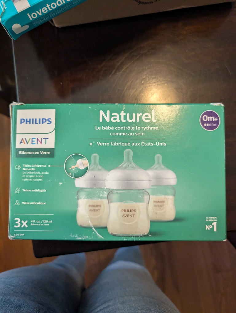 Philips Avent Natural Baby Bottles (3-pack)