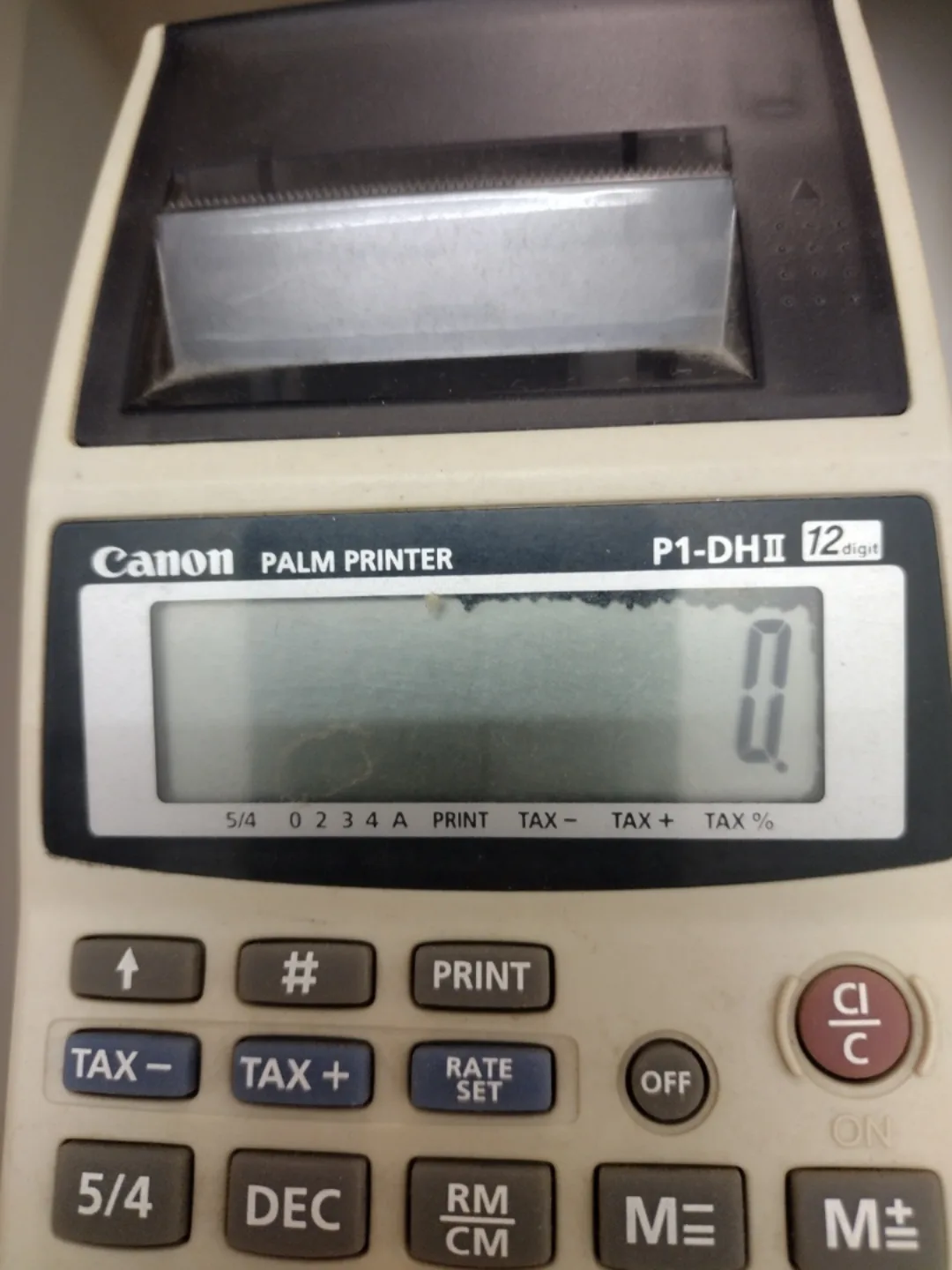 Vintage Canon P1-DH II Palm Printer Calculator 💚 image indicator(5)