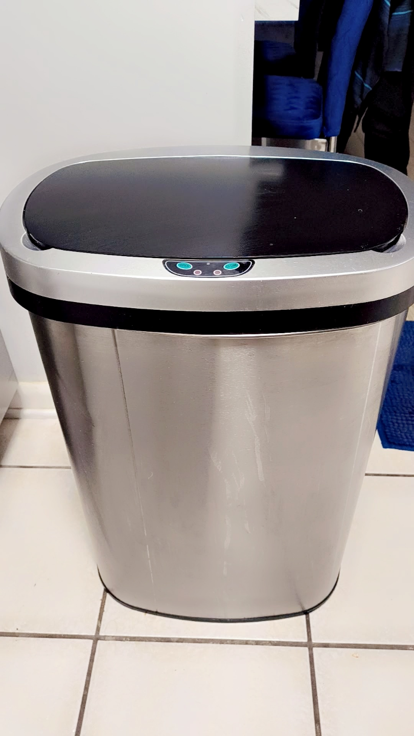Stainless Steel Touchless AUTOMATIC Trash Can