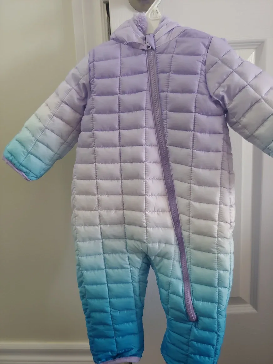 Snozu Baby Snowsuit 9-12 Months 💚 thumbnail