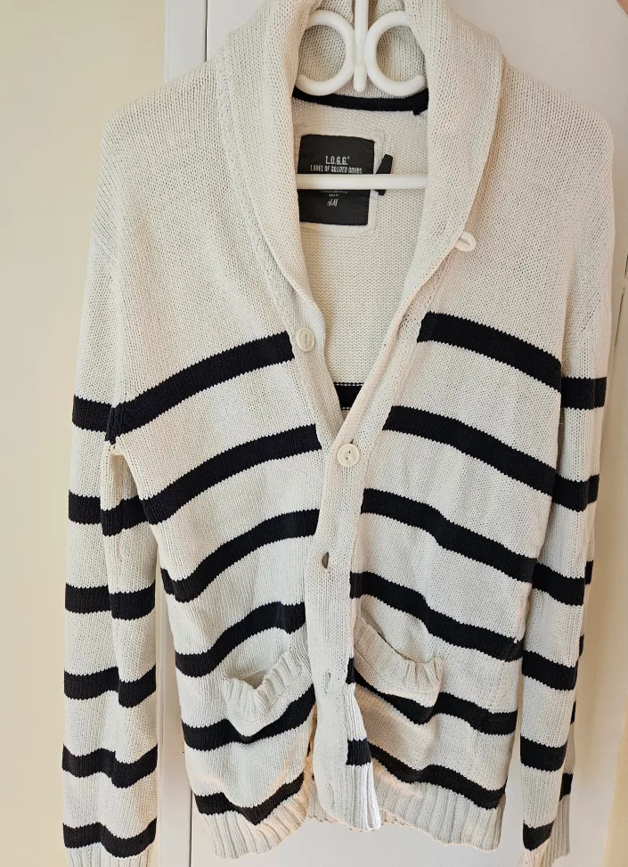 H&M L.O.G.G. Cardigan Sweater - Men's Size M 💚 thumbnail
