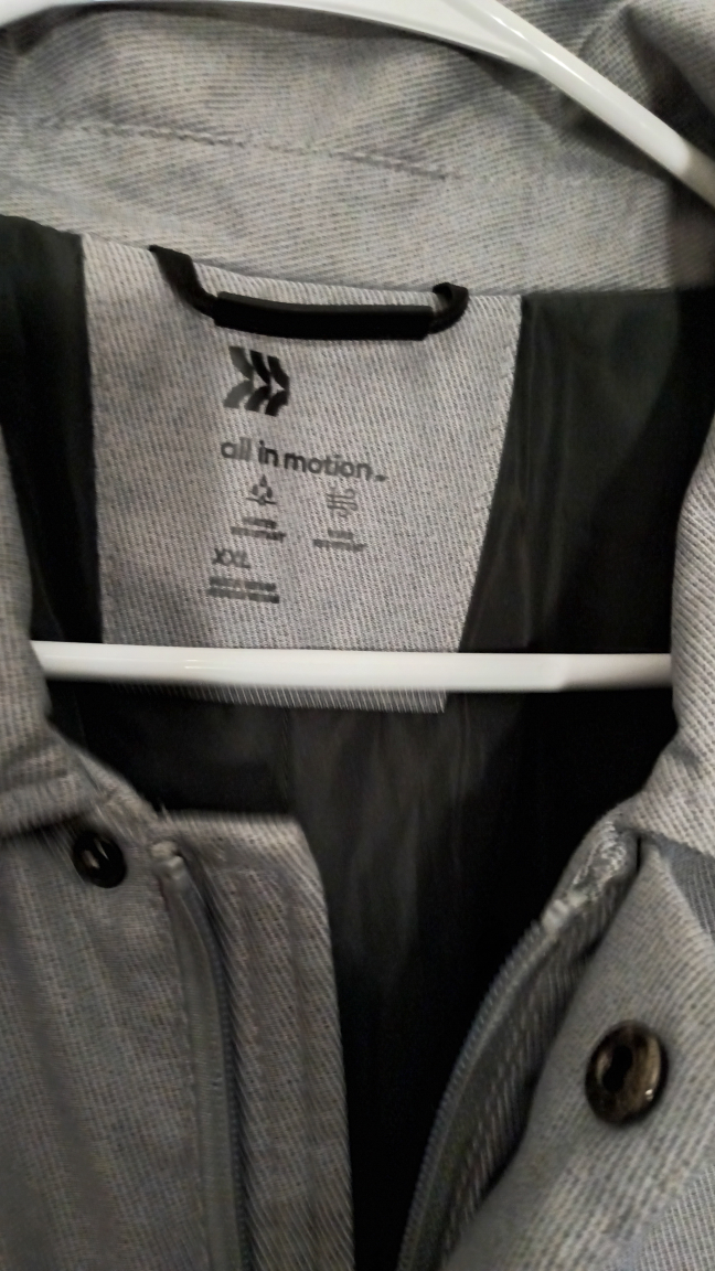 Men's All in Motion Gray Jacket Size XXL - photo 3